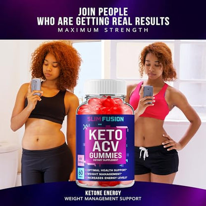 Slim Fusion Keto ACV Gummies - Keto SlimFusion ACV Advanced Formula Plus Apple Cider RillvoUS supplements