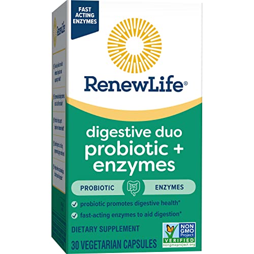 Renew Life Digestive Duo Probiotic + Enzymes; Probiotic Promotes Digestive Health Renew LifeAu supplements