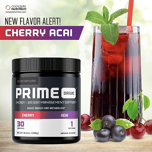 Complete Nutrition Prime Drive Cherry Acai Energy Drink Powder Complete NutritionAu supplements