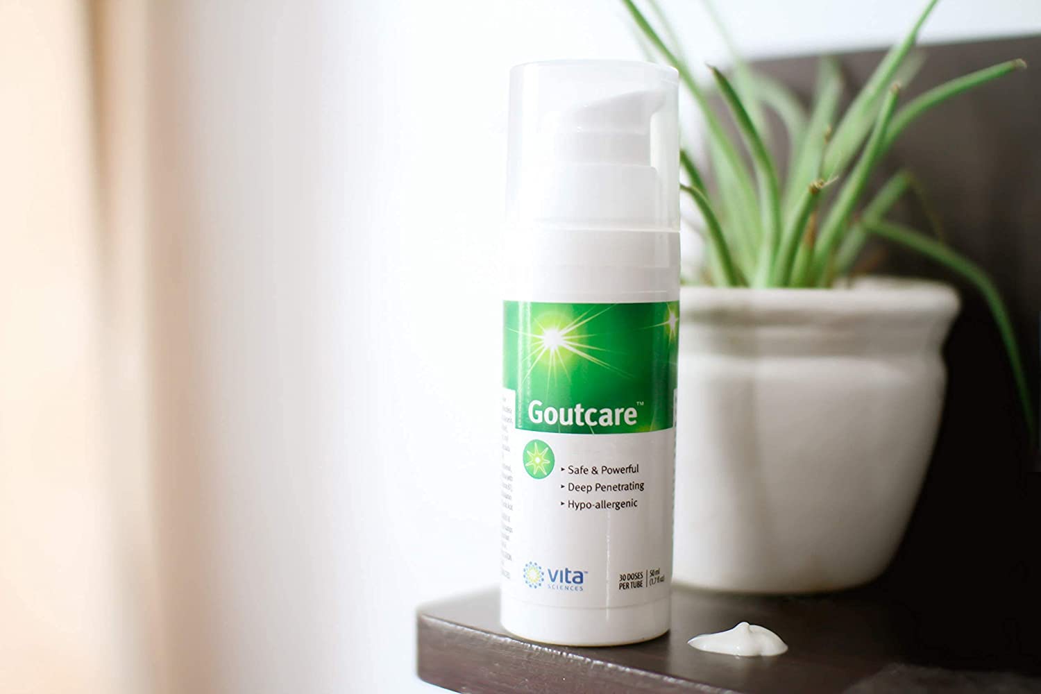 Vita Sciences GoutCare Soothing Cream for Occasional Discomfort. Intensive Soothing Cream - Fast-Acting Topical Application for Comfort Where and When You Need It Most. Safe & Effective Vita SciencesAu supplements