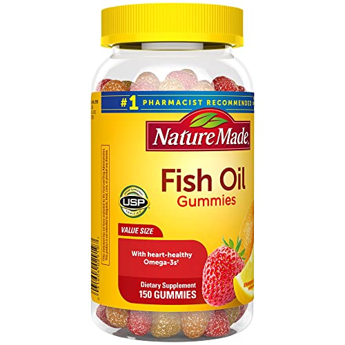 Nature Made Fish Oil Gummies, Omega 3 Fish Oil Supplements, Healthy Heart Support Nature MadeAu supplements