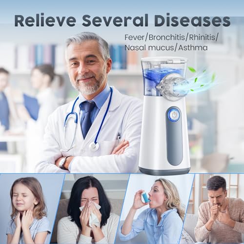 Compact Portable Nebulizer, Mesh Nebulizer, auto-Cleaning Handheld Nebulizer DornvapUS supplements