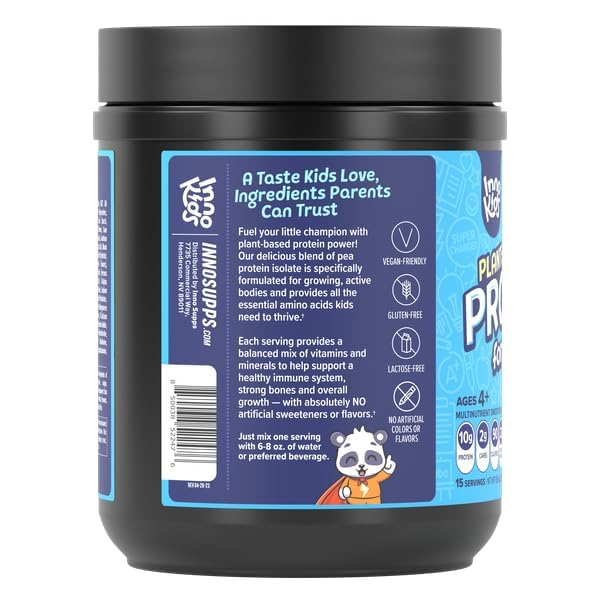 InnoSupps Fruity Donut Plant-Powered Protein for Kids: Essential Nutrients, Delicious InnoSuppsUS supplements