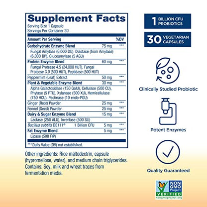 Renew Life Digestive Duo Probiotic + Enzymes; Probiotic Promotes Digestive Health Renew LifeUS supplements