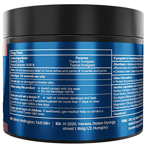 5Kind DMSO Cream for Pain Relief 4 fl oz - 99.9% Pure DMSO Pharmaceutical Grade Cream - Aloe Vera, Magnesium, Arnica & Menthol - Topical Muscle and Joint Pain Relief - Registered NDC - Made in USA 5kind clinical skincareAu supplements