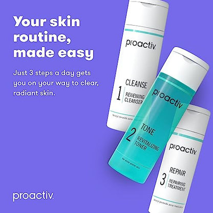 Proactiv 3 Step Acne Treatment - Benzoyl Peroxide Face Wash, Repairing Acne Spot ProactivUS supplements