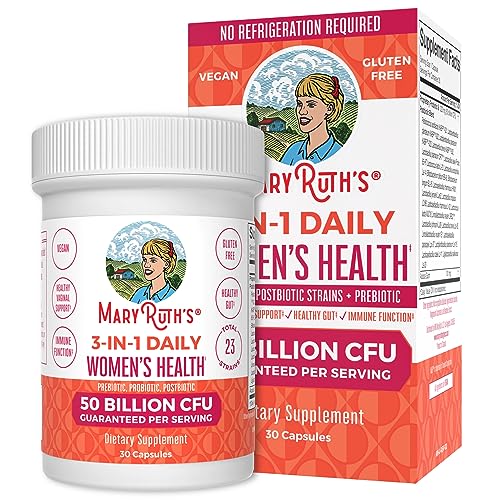 MaryRuth's 3-in-1 Daily Health Probiotics for Women | Clinically Tested | Hormone Support MaryRuth OrganicsUS supplements