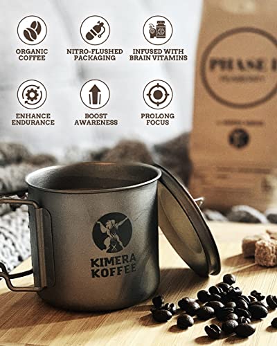 Kimera Koffee Organic Ground Coffee - 12 oz - Endurance Blend Medium Roast Ground Kimera KoffeeUS supplements