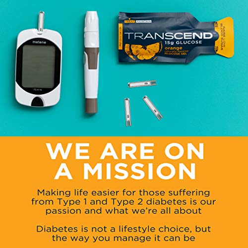 Transcend Glucose Gel Packs - Orange, 30 Pack (1.1oz each) - FSA/HSA TranscendUS supplements