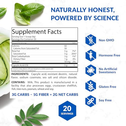 BioTrust Keto Elevate – Pure C8 MCT Oil Powder – Ketogenic Diet Supplement BioTrustUS supplements
