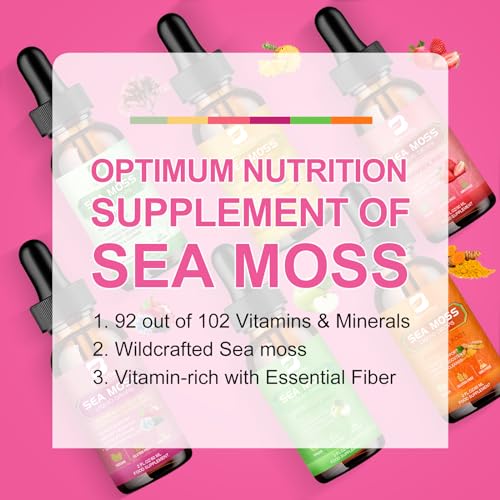 3000mg Sea Moss Liquid Drops - Organic Black Seed Oil & Irish Sea Moss B BEWORTHSUS supplements