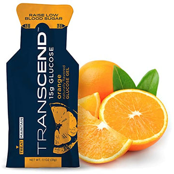Transcend Glucose Gel Packs - Orange, 30 Pack (1.1oz each) - FSA/HSA TranscendAu supplements