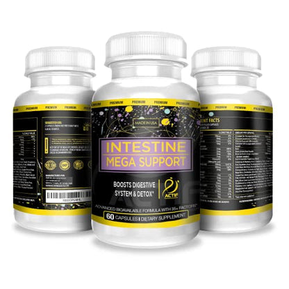Actif Intestine Mega Support with 30+ Advanced Factors, Deep Cleanse and Repair ACTIFUS supplements
