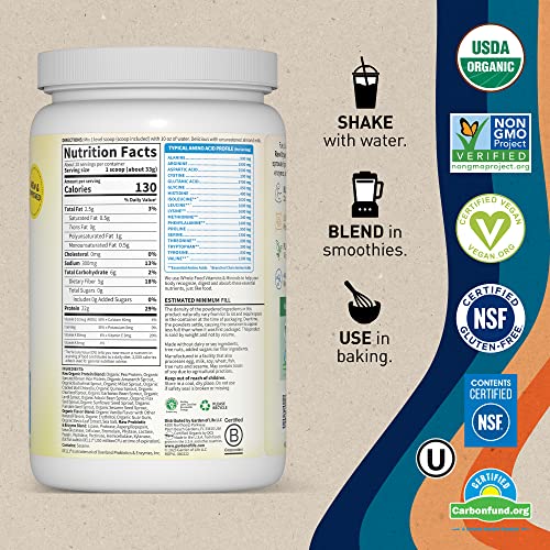 Garden of Life Organic Vegan Vanilla Protein Powder 22g Complete Plant Based Raw Protein Garden of LifeAu supplements