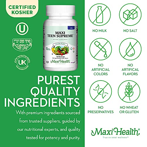 Maxi Health Teen Supreme HIS Vitamins for Teen Boys (120) - Teen Multivitamin for Young Maxi HealthAu supplements