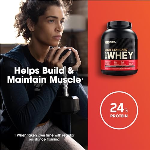 Optimum Nutrition Gold Standard 100% Whey Protein Powder, Coffee, 5 Pound Optimum NutritionUS supplements