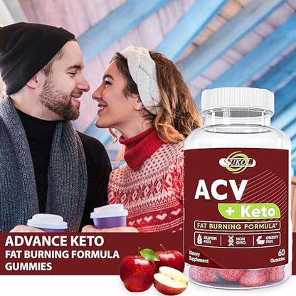 60 Counts Keto ACV Gummies Advanced Formula - Diet Gummies for Women & Men SukolUS supplements