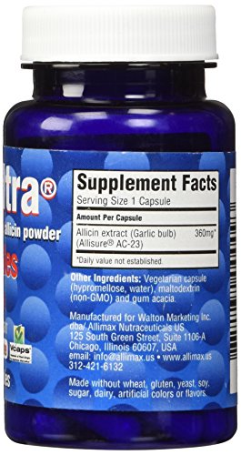 ALLIMAX Alli Ultra 360mg 30 Capsules ALLIMAXUS supplements