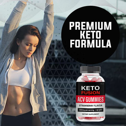 kivus Keto Fusion Gummies - Keto Fusion ACV Gummies (Single, 60 Gummies) kivusUS supplements