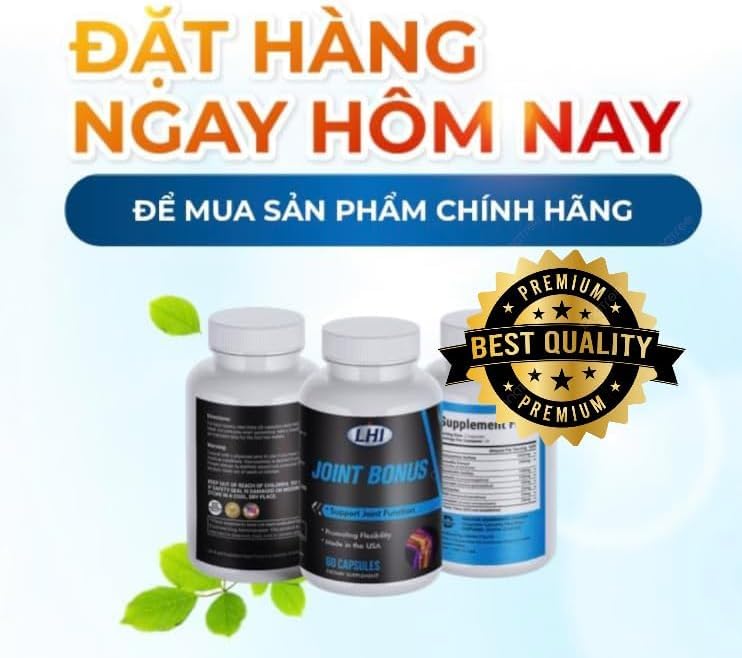 Joint Bonus Hỗ Trợ Xương Khớp (100% Authentic, Sản Phẩm Chính Hãng Tại USA) GenericAu supplements
