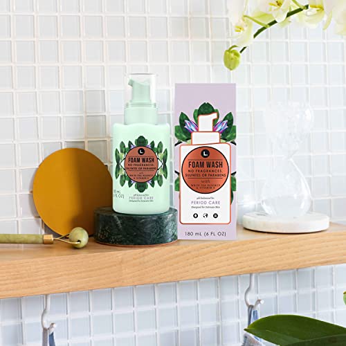 L. Fragrance Free Period Care Foaming Wash, pH Balanced, Free from Fragrances, Sulfates L.Au supplements