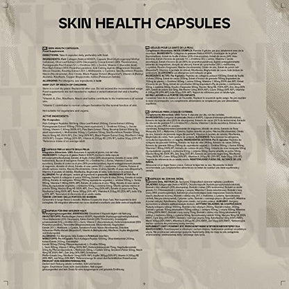 Bulk Skin Health Supplement Capsules, Collagen, Vitamin C, Iodine, Pack of 120 BulkUS supplements