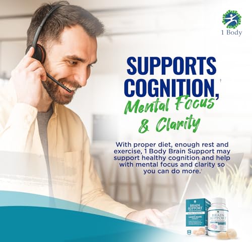 1 Body Brain Supplements for Memory and Focus - Support Healthy Brain 1 BodyUS supplements