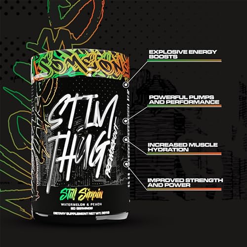 KILO LABS Pre Workout Powder | Stim Thug Preworkout for Men and Women | Hydrating KILO LABSAu supplements