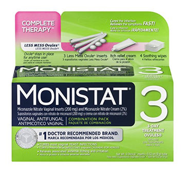 Monistat 3 Day Triple Action Combo Pack, Odorless, White MonistatAu supplements