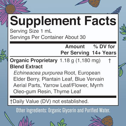 Lymphatic Support Drops | USDA Organic Lymphatic Cleanse Immune Support Supplement MaryRuth OrganicsUS supplements