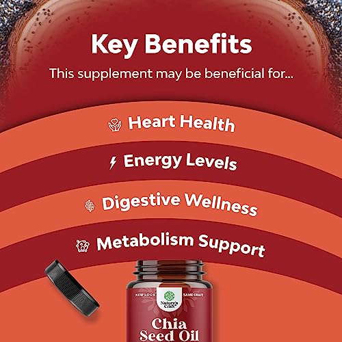 Potent Chia Seed Extract Pills for Men and Women Natural Supplement for Weight Loss Natures CraftUS supplements
