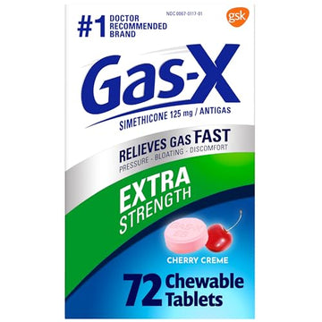Gas-X Extra Strength Chewable Gas Relief Tablets with Simethicone 125 mg Gas-XUS supplements