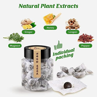 Mugwort Belly Patch for Men and Women with Natural Plant Extracts -60Pcs Body Sculpting SHENFYUS supplements