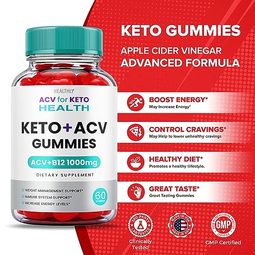 (2 Pack) Acv for Keto Health Gummies - Official Formula, Vegan - Acv for Keto Health Gummies HealthlyAu supplements