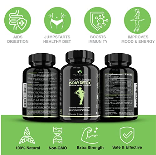 THE ENCLARE NUTRITION Colon Cleanser Detox. Premium 15 Day Fast-Acting Diet Pills THE ENCLARE NUTRITIONUS supplements