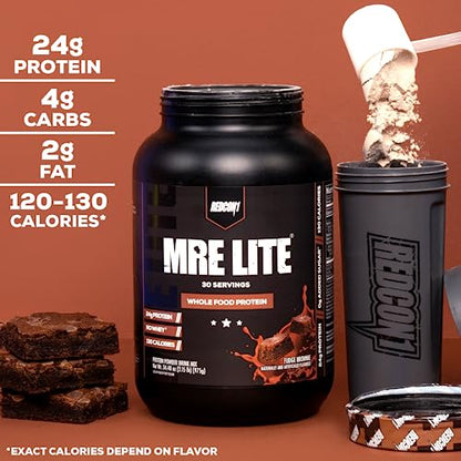REDCON1 MRE Lite Whole Food Protein Powder, Blueberry Cobbler - Low Carb & Whey REDCON1US supplements