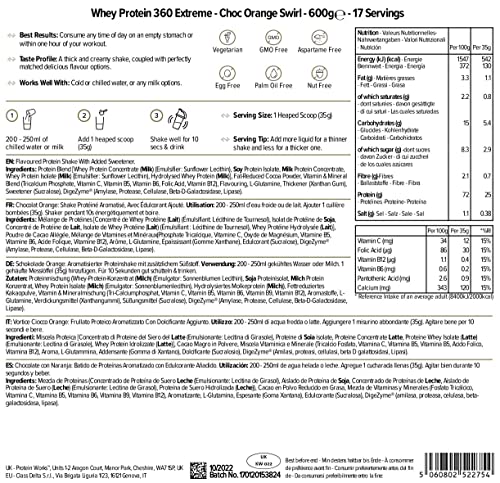 Protein Works - Whey Protein 360 Extreme | Added Vitamins | Muscle Building and Recovery Protein WorksAu supplements