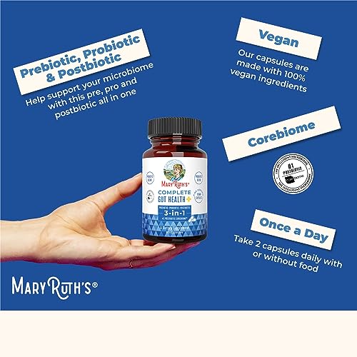 MaryRuth's 3-in-1 Probiotics for Complete Gut Health | Gut Health Supplement for Women MaryRuth OrganicsAu supplements