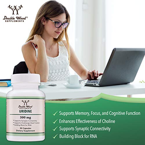 Uridine Monophosphate - Third Party Tested (Choline Enhancer, Beginner Nootropic) Double Wood SupplementsUS supplements