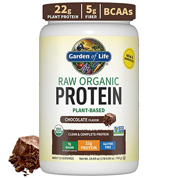 Garden of Life Vegan Protein Powder - 22g Raw Plant Protein, BCAAs, Probiotics Garden of LifeUS supplements