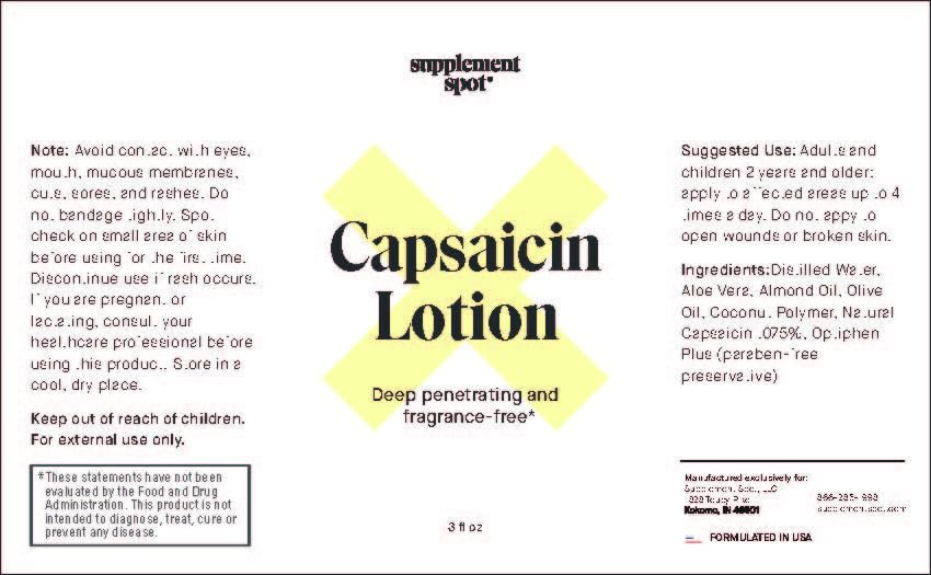 Supplement Spot Capsaicin Roll-On Cream 0.075% - Glucosamine Chondroitin MSM Gel with Bromelain – Joint & Muscle Care Bundle Supplement SpotAu supplements