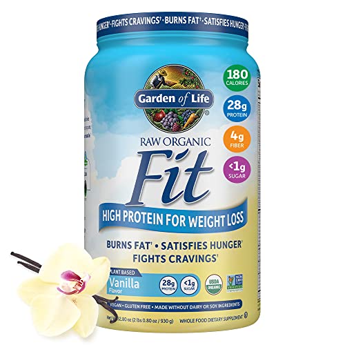 Garden of Life Raw Organic Fit Vegan Protein Powder Vanilla, 28g Plant Based Protein Garden of LifeUS supplements
