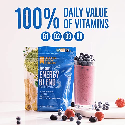 BetterBody Foods Organic Energy Blend, Plant-Based Natural Energy, Gluten-free, Non-GMO BetterBody FoodsAu supplements