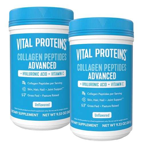 Vital Proteins Collagen Peptides with Hyaluronic Acid and Vitamin C, Shrink-Wrapped Vital ProteinsUS supplements