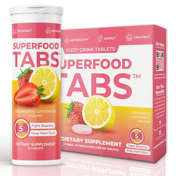 Superfood Tabs Detox Cleanse Drink - Fizzy Nutrition Supplement for Women and Men skinnytabsAu supplements