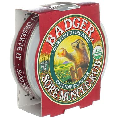 Badger Sore Muscle Rub 2z Size 2z Badger Sore Muscle Rub 2z Tin 2z BadgerAu supplements