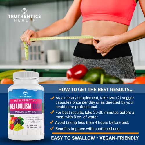 TRUTHENTICS Metabolism Booster for Women & Men - Natural Appetite Suppressant TRUTHENTICSAu supplements