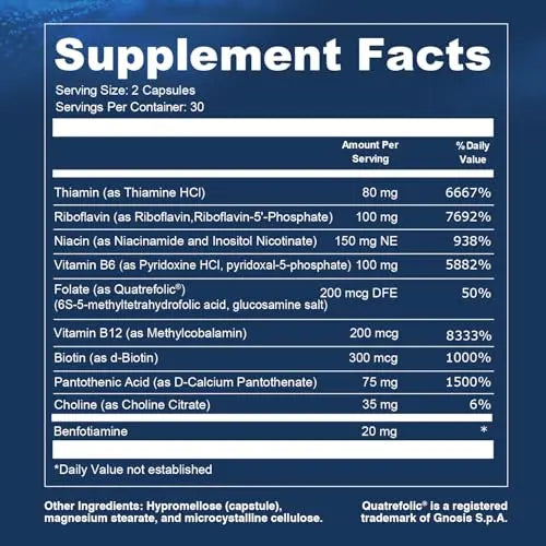 Opti + Homocysteine Capsules | Daily Brain and Heart Health Supplements* | Brain Supplement with Methylcobalamin & Methylfolate | 60 capsules/30 Servings Opti + LifeAu supplements
