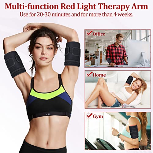 NEXTWOOD 660nm and 850nm Infrared Red Light Arm Therapy Wrap Belt with Timer & Brightness Setting Red NEXTWOODAu supplements