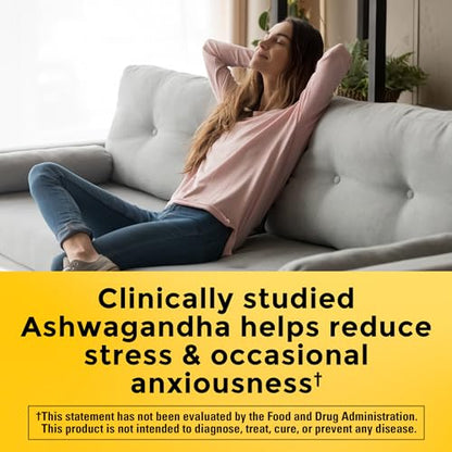 Nature Made Ashwagandha Capsules 125mg for Stress Support, 60 Capsules, 60 Day Supply Nature MadeUS supplements